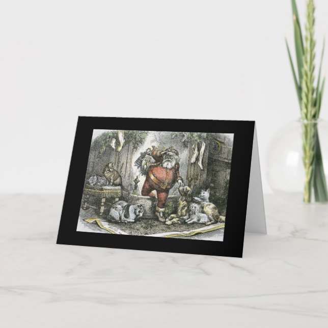 Cartão De Festividades The Arrival of Saint Nicholas (Frente)