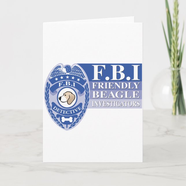 Cartão De Festividades The Beagle Nose (Frente)