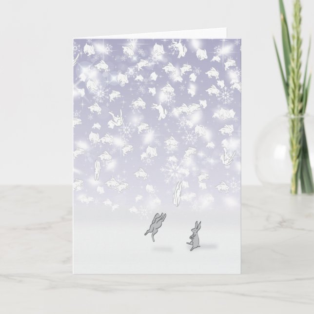 CARTÃO DE FESTIVIDADES THE BUNNIES OF SOLDOTNA, ALASKA (Frente)