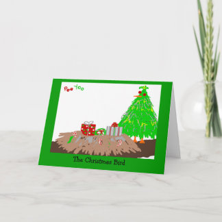 Cartão De Festividades The Christmas Bird