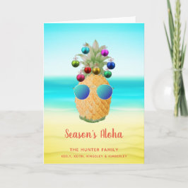 Cartão De Festividades The Christmas Pineapple | Greeting Card