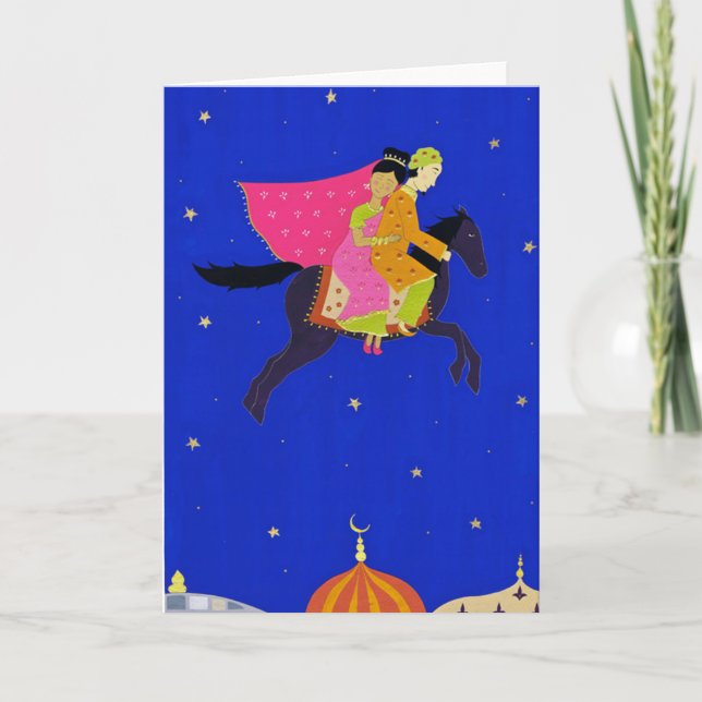 Cartão De Festividades 'The Enchanted Horse' greeting card (Frente)