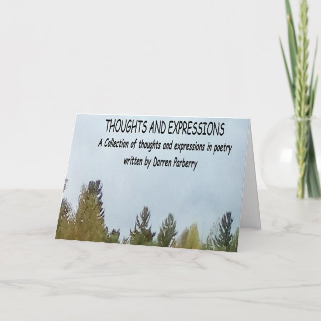 Cartão De Festividades The Fire - Poetry Card (Frente)