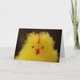 Cartão De Festividades The Fluffy Chick Greeting Card