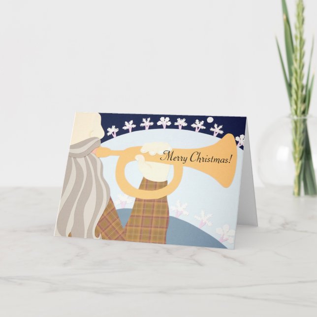 Cartão De Festividades The Fox , Merry Christmas! (Frente)