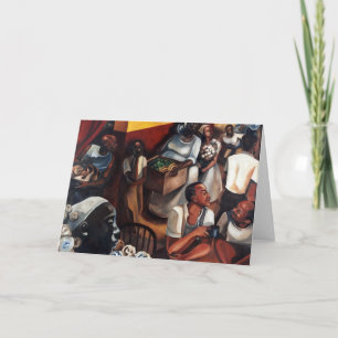 Cartão De Festividades 'The Guinea Hen Got Loose' Kwanzaa greeting card