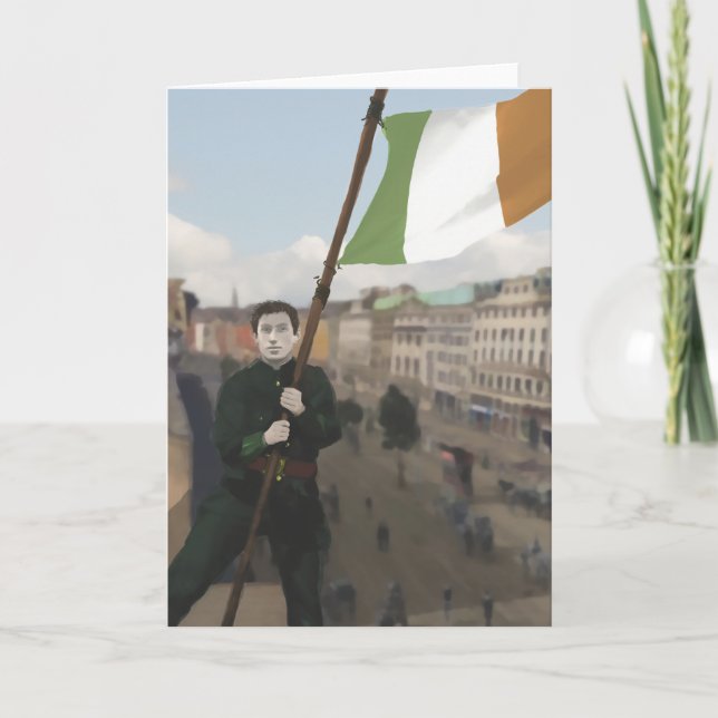 Cartão De Festividades The Irish Easter Rising 1916 (Frente)