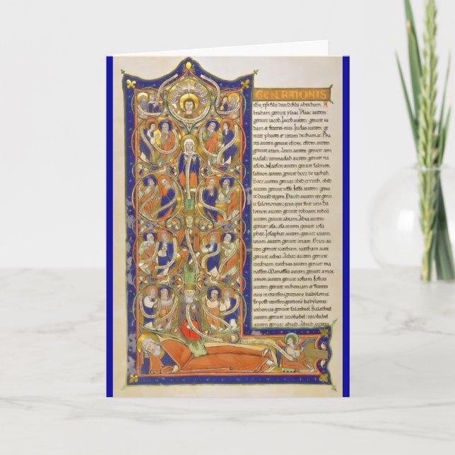 Cartão De Festividades The Jesse Tree (Frente)