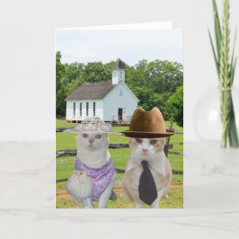 Cartão De Festividades The Little Cats Who Wanted to go to Church Easter