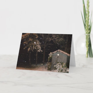 Cartão De Festividades The Little Shed