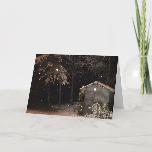 Cartão De Festividades The Little Shed (Frente)