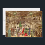 Cartão De Festividades The Long List of Santa Claus<br><div class="desc">© El Diputado,  2017</div>