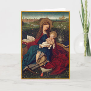 Cartão De Festividades The Madonna of Humility