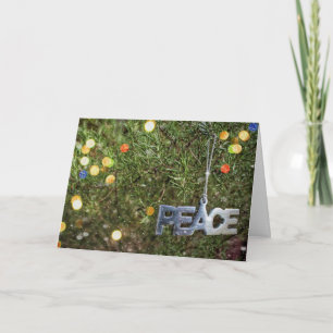 Cartão De Festividades The Magic of Peace Christmas Card
