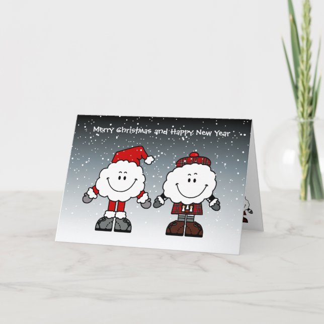 Cartão De Festividades The McClouds (Frente)