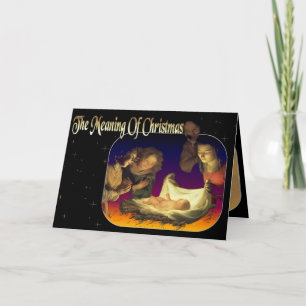 Cartão De Festividades "The Meaning of Christmas" Deluxe Holiday Card
