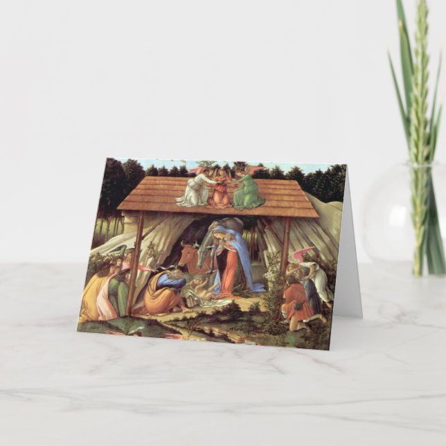 Cartão De Festividades The Mystical Nativity (Frente)