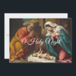Cartão De Festividades The Nativity 1523c | Blue Beach Song™ Holiday Card<br><div class="desc">BLUE BEACH SONG™ ART DES MUSEES POSTCARD SERIES: Blue Beach Song's 'Art des Musées' product line is a curated collection of museum art, which is available for purchase as posters and framed prints, in any size, and in any frame style and canvas quality of your choice. It is also available...</div>