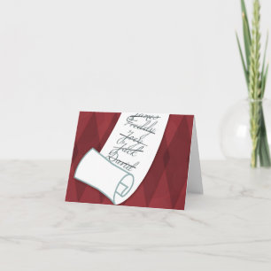 Cartão De Festividades The Naughty List