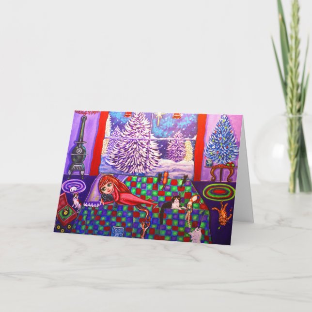 Cartão De Festividades The Night Before Christmas Card (Frente)