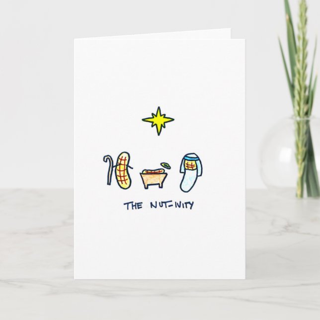 Cartão De Festividades The Nut-ivity card (Frente)