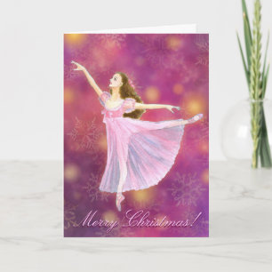 Cartão De Festividades The Nutcracker Clara Holiday Greeting Card