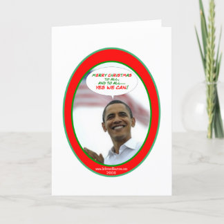 Cartão De Festividades The Obama Christmas Card