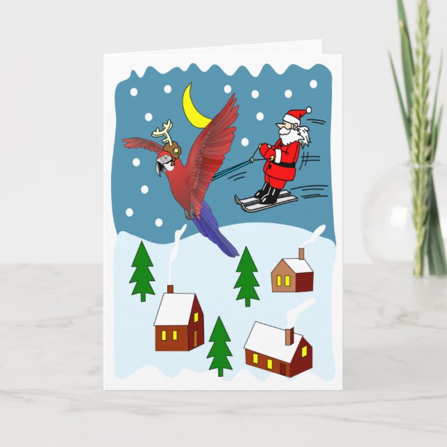 Cartão De Festividades the Parrot Card (Frente)