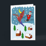 Cartão De Festividades the Parrot Card<br><div class="desc">Have a great time with our comical Christmas gifts for yourself,  family,  and friends.  While you may be cold at this time of year,  relive a great tropical vacation.  Check out this great greeting card design to bring a smile to your face at this Christmas season.</div>