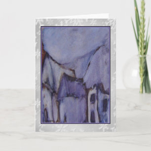 Cartão De Festividades The Purple Hut Art Card