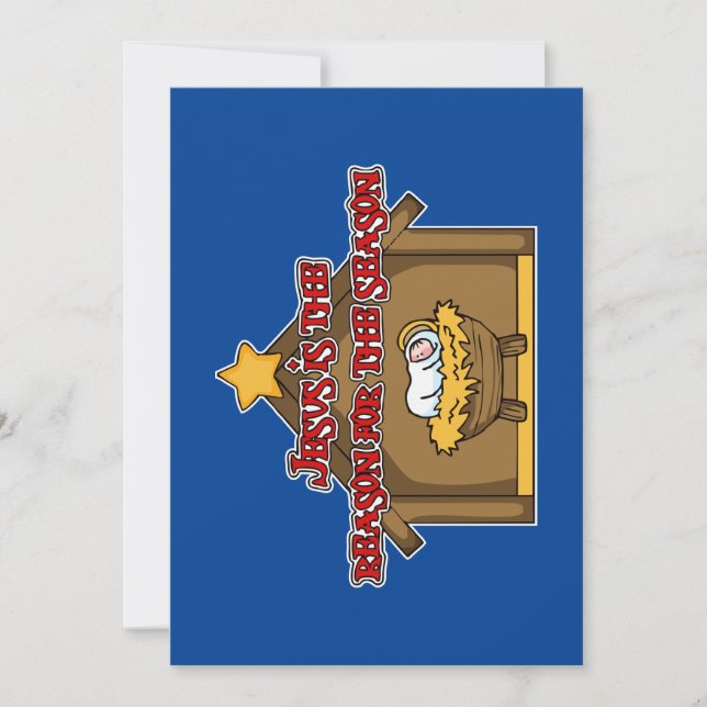 Cartão De Festividades The Reason for the Season 1 (Frente)