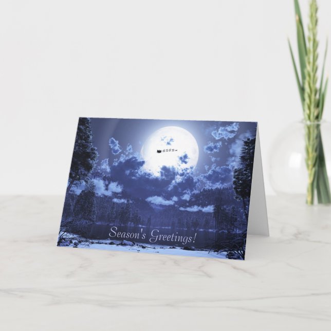 Cartão De Festividades "The Ride" Christmas Card (Frente)