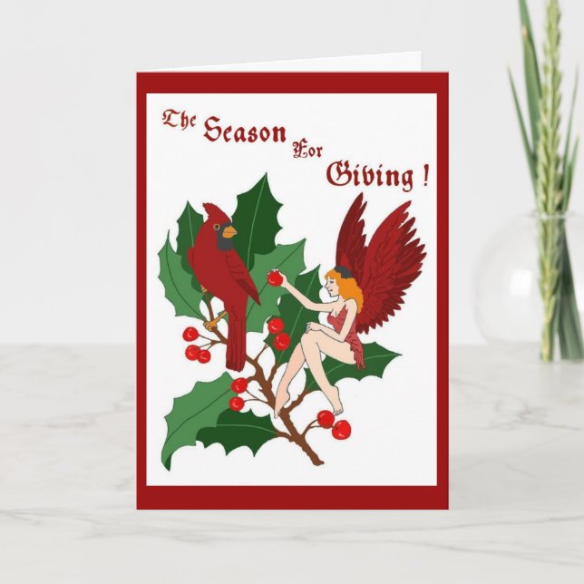 Cartão De Festividades The Season for Giving Card (Frente)