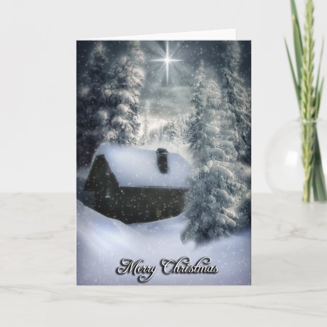 Cartão De Festividades The Star of Bethlehem (Frente)