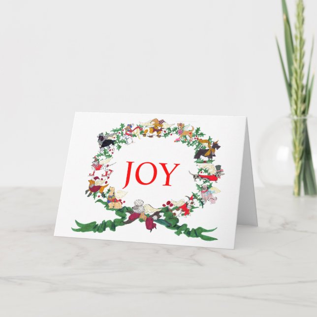 Cartão De Festividades The Twelve Dogs of Christmas Card (Frente)