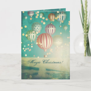 Cartão De Festividades There is Magic  Christmas Greeting