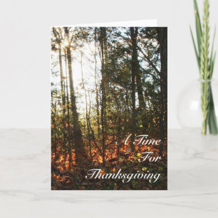 Cartão De Festividades Thinking of You This Thanksgiving