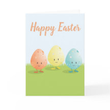 Three Easter Eggs | Greeting Card