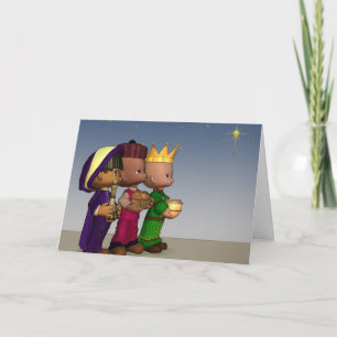 Cartão De Festividades Three Wise Men Christmas Card