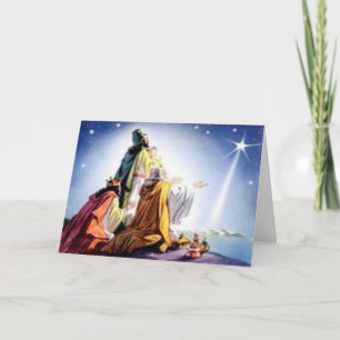 Cartão De Festividades Three Wise Men Greeting Card