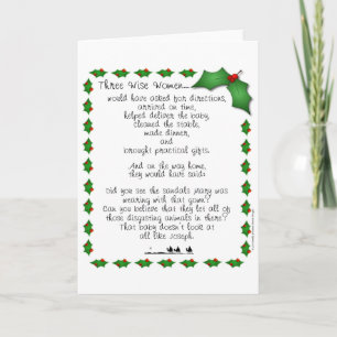 Cartão De Festividades Three Wise Women