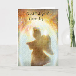 Cartão De Festividades Tidings of Great Joy Christmas Card