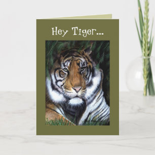 Cartão De Festividades Tiger Valentine