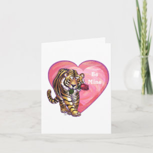 Cartão De Festividades Tiger Valentine's Day