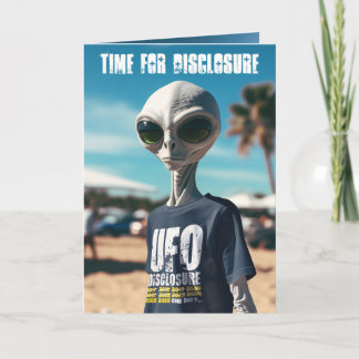 Cartão De Festividades Time For Disclosure