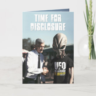 Cartão De Festividades Time for Disclosure ALT Birthday Card