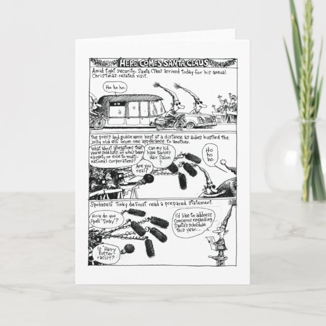 Cartão De Festividades Tinky the Elf Card (Frente)