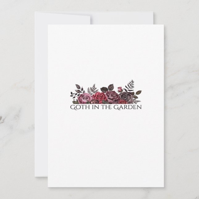 Cartão De Festividades Tinta Whimsigoth - Florestas Místicas, Luas e Magi (Frente)