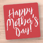 Cartão De Festividades Típica Moderna Simples de Dia de as mães Feliz<br><div class="desc">Esta design simples e moderna é composta por tipografia de fontes manuscritas.</div>