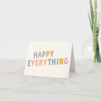 Tipografia Colorida Personalizada Feliz Tudo
